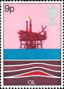 North Sea Oil Platforms