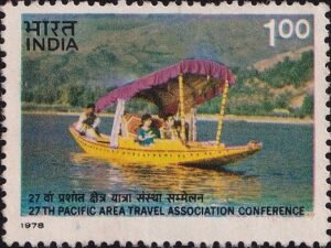 Shikara on Dal Lake, Kashmir