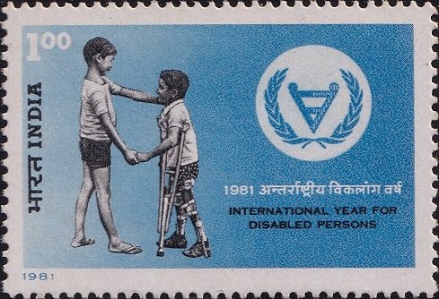 India on International Year of Disabled Persons 1981