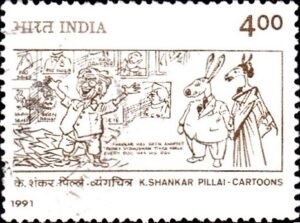 Shankar, an Indian cartoonist