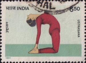 उष्ट्रासन : Camel pose