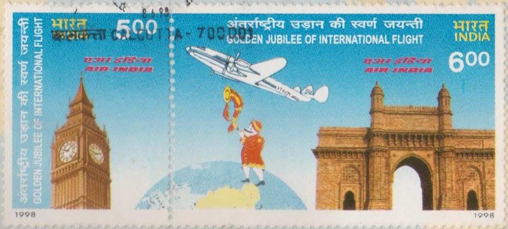 Big Ben, Lockheed Constellation, Maharaja on Globe, Gateway of India