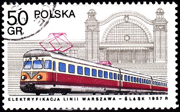 1. Electric Locomotive & Katowice Station [Locomotives in Poland]