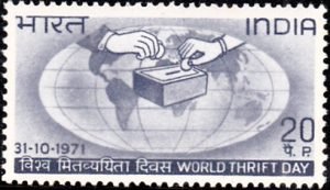 India on World Thrift Day 1971