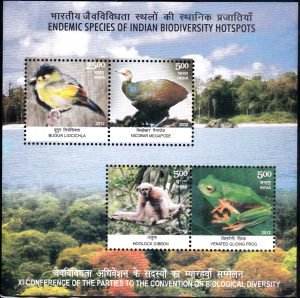 Endemic Species of Indian Biodiversity Hotspots