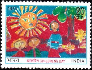 India on Children’s Day 1973