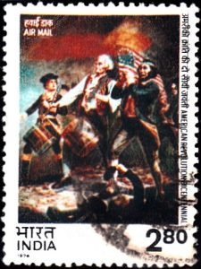 India on American Revolution 1976
