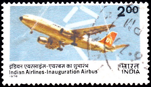 A300 B2 Airbus and some Air Routes of Air India, national flag carrier airlines