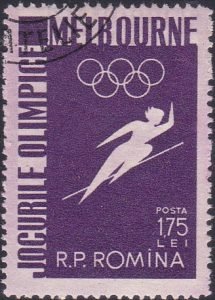 Romania in XVI Olympic Games 1956, Melbourne