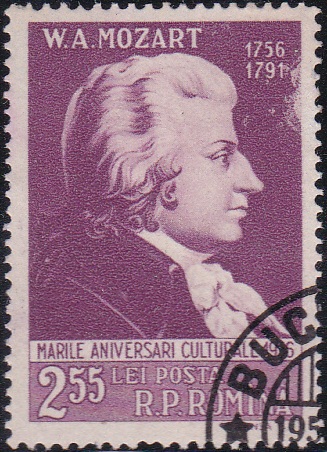 1130 Mozart [Romania Stamp]
