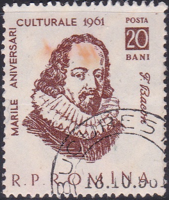 1443 Francis Bacon. [Romania Stamp]