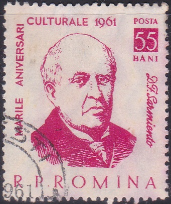 1445 Domingo F. Sarmiento [Romania Stamp]