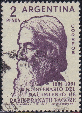 Rabindranath Tagore [Argentina Stamp]