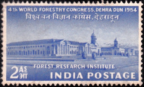 317 Forest Research Institute [India Stamp 1954]