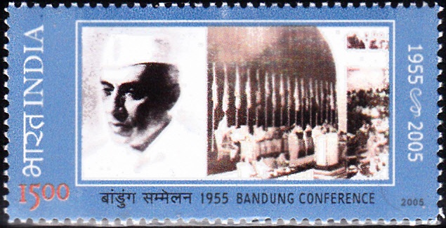 Nehru and Bandung Conference Scene in Indonesia