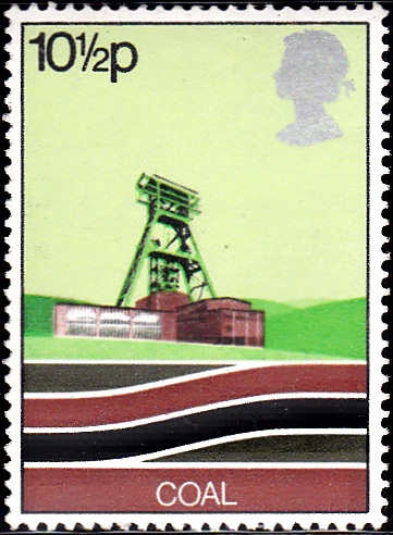 828 Coal, Pithead [England Stamp 1978]