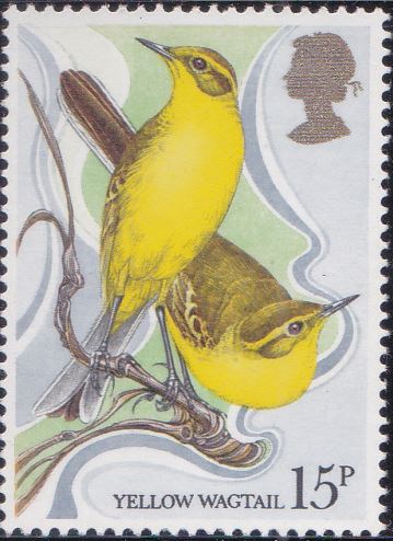 887 Yellow Wagtail [England Stamp 1980]