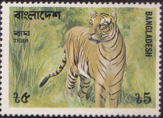 135 Bengal Tiger [Bangladesh Stamp 1977]