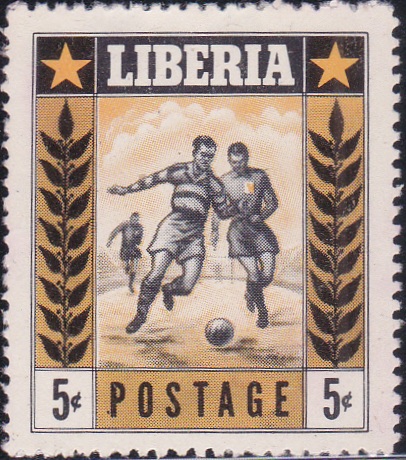 348 Soccer [Liberia Stamp 1955]