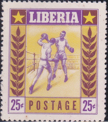 349 Boxing [Liberia Stamp 1955]