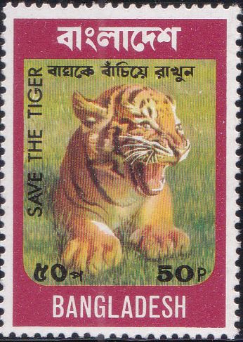 70 Tiger Cub [Bangladesh Stamp 1974]