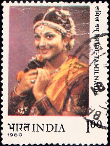 840 Bride-Tamilnadu [India Stamp 1980]