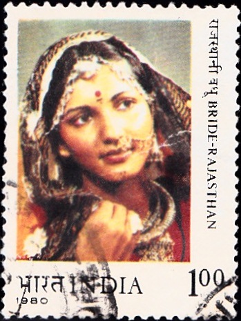 841 Bride-Rajasthan [India Stamp 1980]