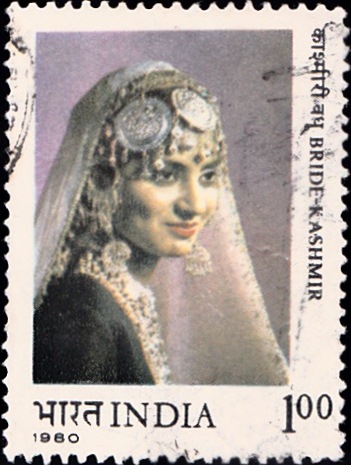 842 Bride-Kashmir [India Stamp 1980]