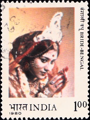 843 Bride-Bengal [India Stamp 1980]
