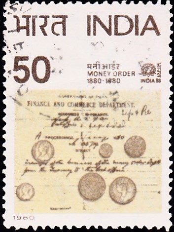 Money Order Record of 1879 and Coins of that Period