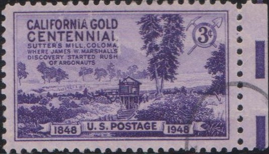 954 California Gold Centennial [United States Stamp 1948]