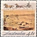 India on First Postage Stamp ‘Penny Black’