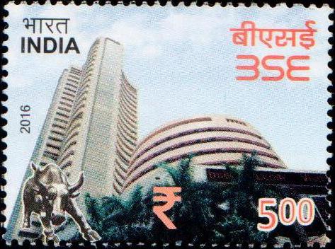 India Stamp 2016, Bombay Stock Exchange