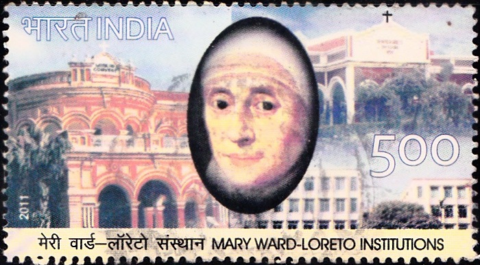 India Stamp 2011 Christianity, Institute of the Blessed Virgin Mary, Loreto Sisters