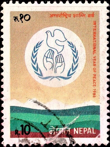 Nepal on International Year of Peace 1986
