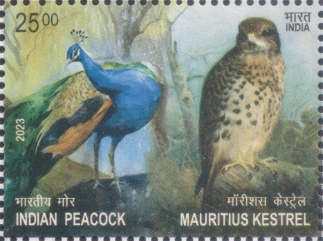 National Birds of India and Mauritius